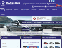 Tablet Screenshot of marshams.co.uk